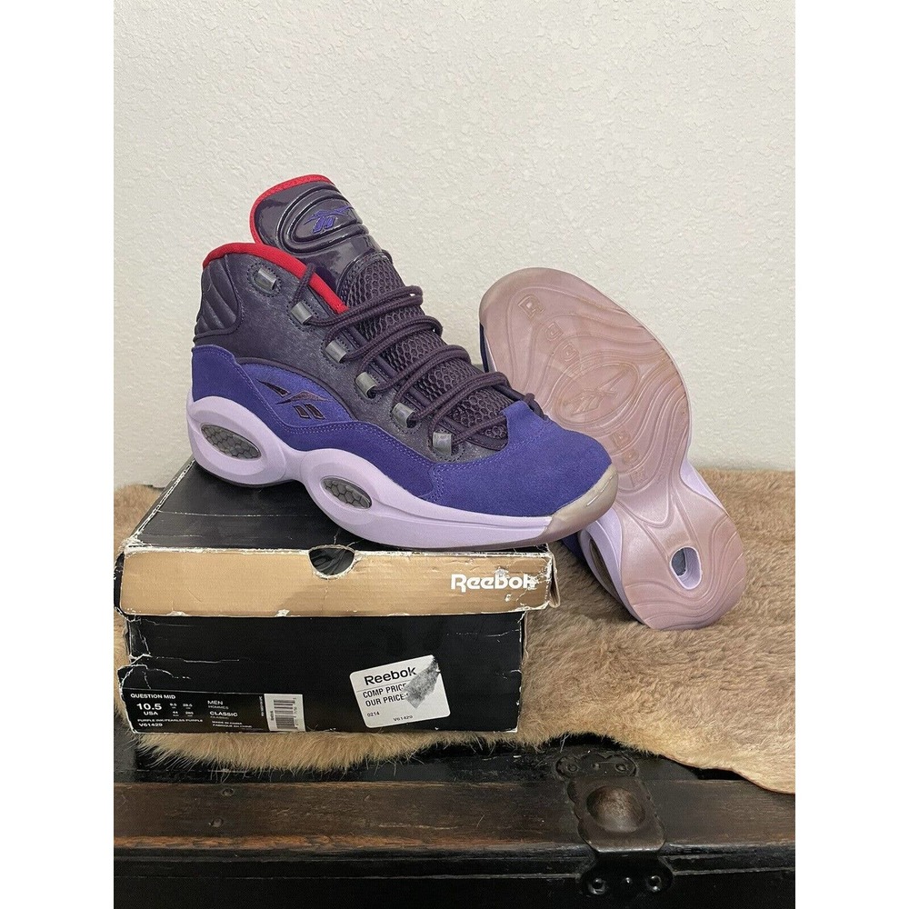 COPY - REEBOK ALLEN IVERSON MID GHOST OF CHRISTMAS #V61429 MEN'S SIZE 10.5